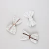 WHITE LACE classic bow for hair