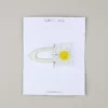 SNAP CLIP WHITE AND YELLOW CAMOMILE