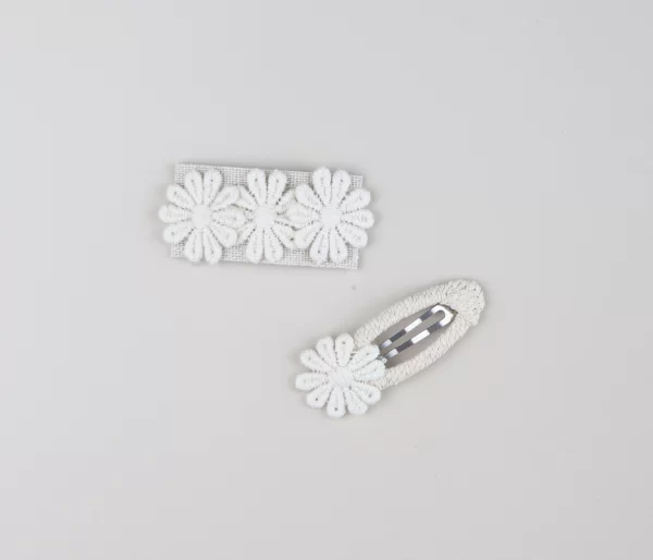 LACE DAISY SNAP CLIP FOR BABIES