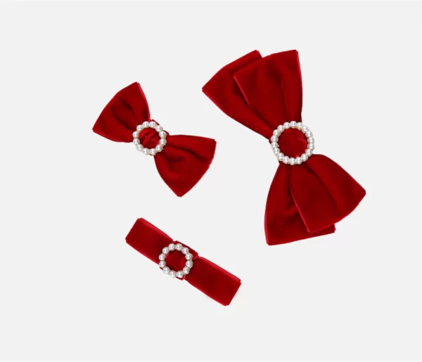 CHRISTMAS RED HAIR ACCESSORIES