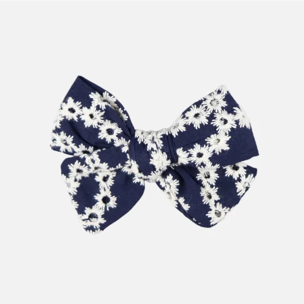 NAVY BOW CLIP BABY