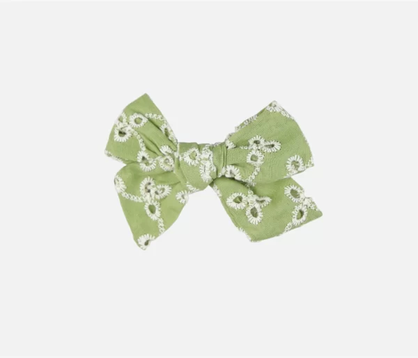 BOW HAIR CLIPS FOR GIRL GREEN COLOUR