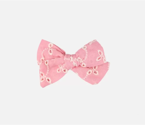 BOW HAIR CLIPS FOR GIRL BABY PINK COLOUR