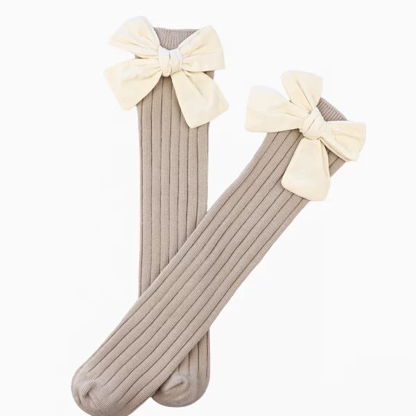 LINEN BOW SOCK